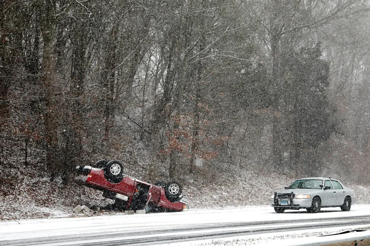 Neve nos EUA: outros 700 voos estão atrasados (Mike Segar/Reuters)