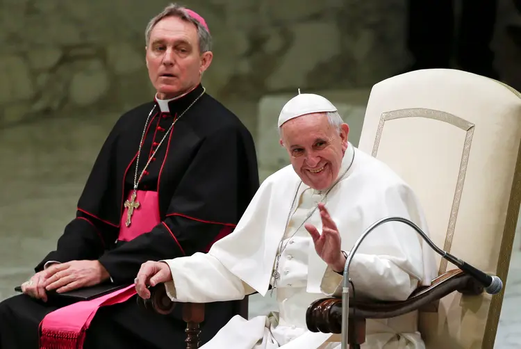 Papa Francisco durante missa no Vaticano, no dia 01/02/2017 (Max Rossi/Reuters)