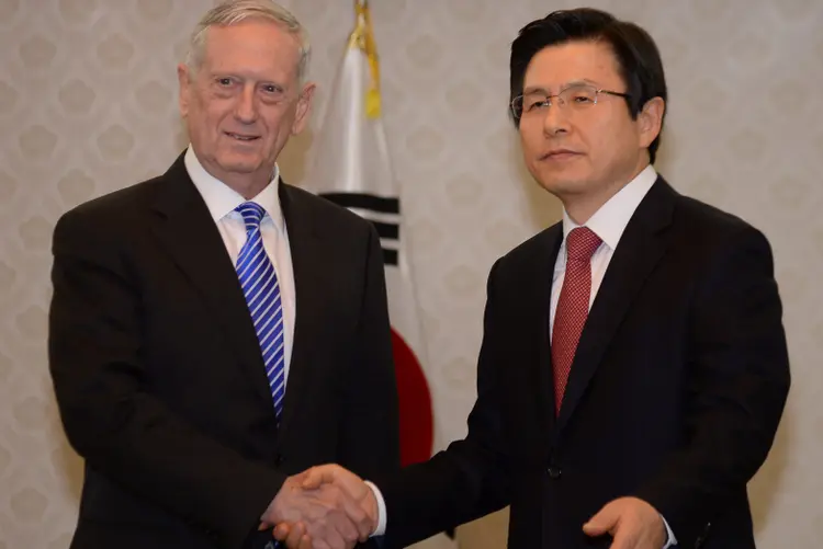 Reunião: o secretário de Estado dos EUA também se encontrará com o primeiro-ministro do Japão (Song Kyung-Seok/Pool/Reuters)