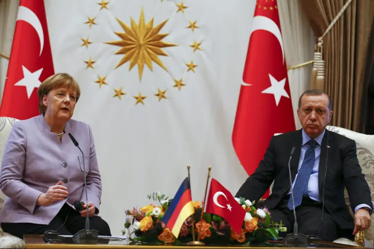 Reunião: por sua vez, Erdogan varreu as críticas de seus adversários turcos (Umit Bektas/Reuters)