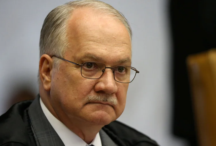 Edson Fachin: íntegra do pedido da PGR para abrir investigação contra o presidente ainda não está disponível, tampouco a decisão do ministro com a autorização (Adriano Machado/Reuters)