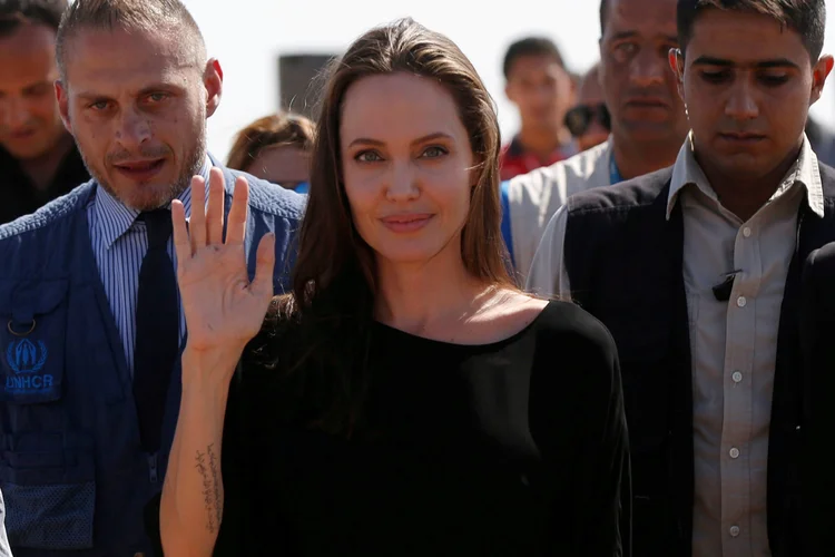 Angelina Jolie: "temos que formar uma causa comum com gente de distintas fés e origens que luta contra a mesma ameaça e procura a mesma segurança" (Muhammad Hamed/Reuters)