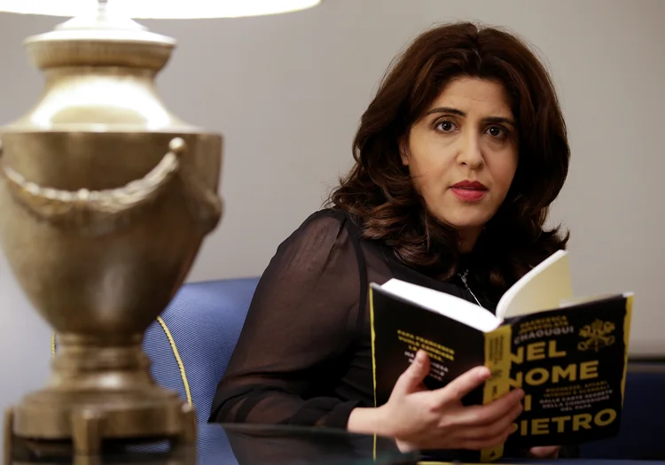 Francesca Chaouqui: a escritora se descreve quase como uma heroína disposta a ajudar Francisco (Max Rossi/Reuters)