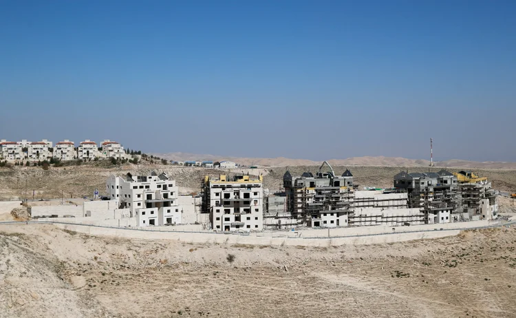 Construção de assentamentos israelenses na Cisjordânia ocupada (Ammar Awad/Reuters)