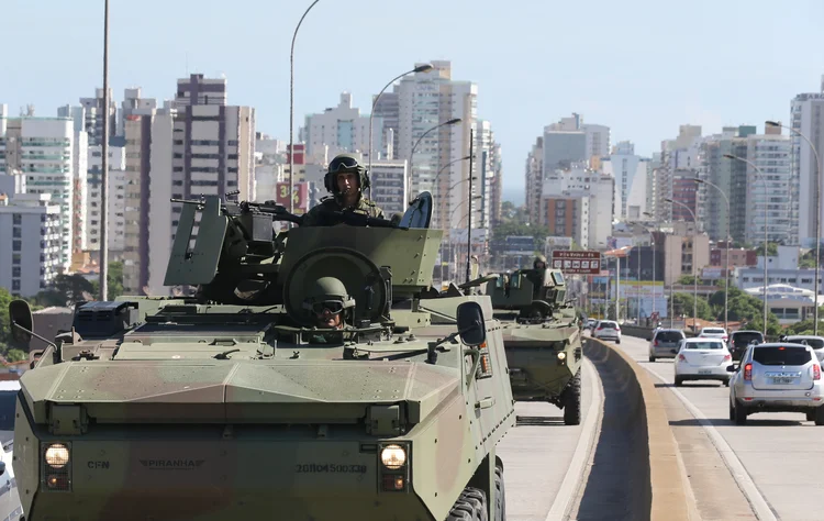 Espírito Santo: "Lá no Espírito Santo demos inicialmente 10 dias, mas a avaliação é que vamos estender a presença, não temos um prazo para ficar" (Paulo Whitaker/Reuters)