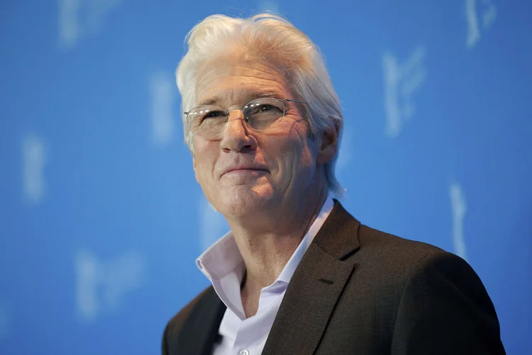 O ator Richard Gere durante o Festival de cinema de Berlim (Axel Schmidt/Reuters)