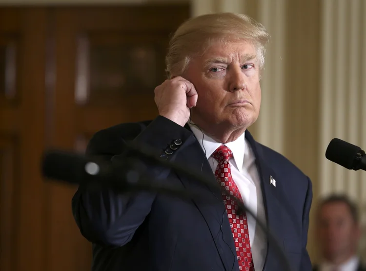Trump: o principal favorito para ser o primeiro a abandonar a equipe de Trump é o porta-voz da Casa Branca, Sean Spicer (Joshua Roberts/Reuters)