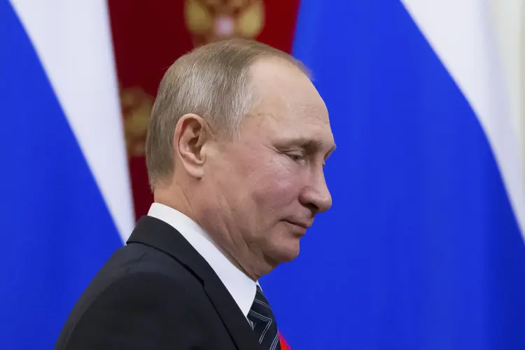 Vladimir Putin: o país se ofereceu para acolher um encontro entre os líderes dentro de uma possível cúpula dos países do Ártico (Alexander Zemlianichenko/Pool/Reuters)