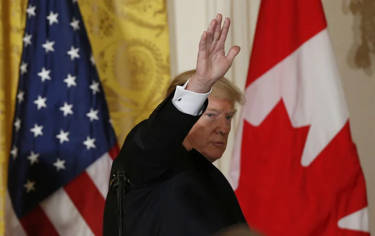 Trump: o presidente americano afirmou que a questão será tratada de maneira "muito forte" (Kevin Lamarque/Reuters)