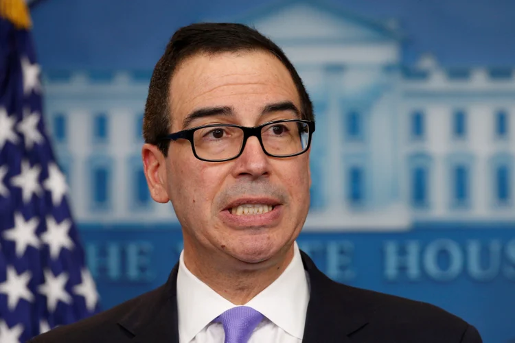 Steven Mnuchin: "se a China não seguir essas sanções, colocaremos sanções adicionais sobre ela" (Kevin Lamarque/Reuters)