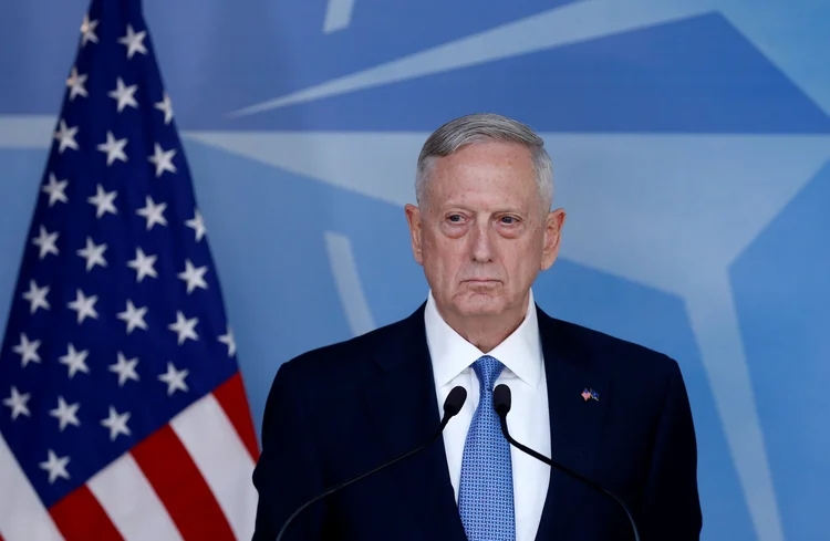 Secretário de Defesa dos Estados Unidos Jim Mattis (François Lenoir/Reuters)