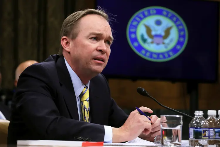 Mick Mulvaney: s confirmação dos membros importantes do governo Trump avança lentamente no Senado (Carlos Barria/Reuters)