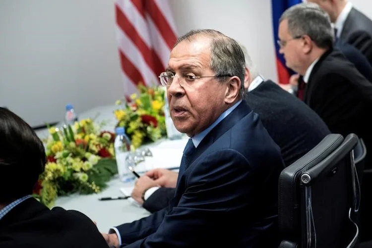 Lavrov, o chanceler russo: "Vocês deveriam saber que não interferimos nos assuntos domésticos de outros países", disse (Brendan Smialowski/Reuters)