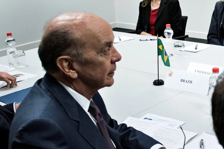 José Serra: "o uso da força deve ser sempre o derradeiro recurso" (Brendan Smialowski/Reuters)