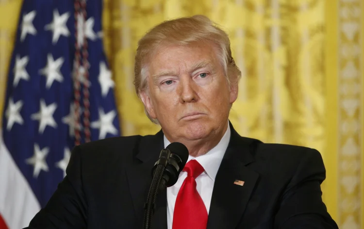 Trump: "O tom é tão odioso. Eu realmente não sou uma pessoa ruim", reclamou Trump (Kevin Lamarque/Reuters)