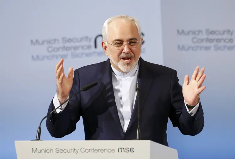 Ministro das Relações Exteriores do Irã, Mohammad Javad Zarif: resposta a Donald Trump (Michaela Rehle/Reuters)