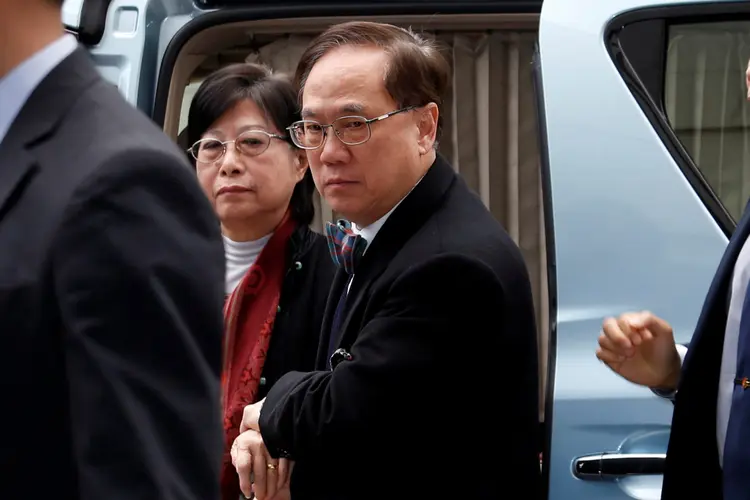 Donald Tsang: ele é o funcionário de mais alta categoria a enfrentar um julgamento penal na história de Hong Kong (Bobby Yip/Reuters)
