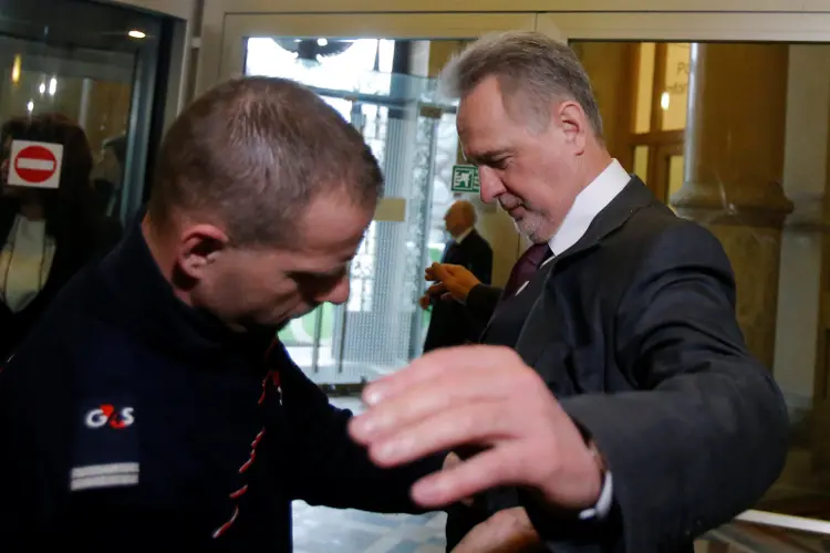 Dmytro Firtash: o magnata ucraniano foi preso no tribunal de apelação de Viena (Heinz-Peter Bader/Reuters)