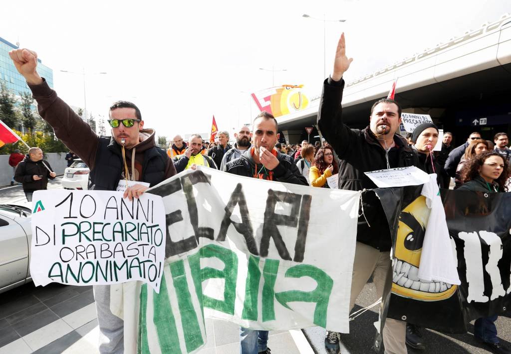 Alitalia suspende 60% dos voos por greve de funcionários