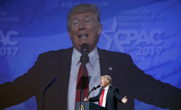 Trump: as autoridades da Nasa disseram que elas não estão se sentindo obrigadas a fazer a missão de teste com tripulação a bordo (Kevin Lamarque/Reuters)