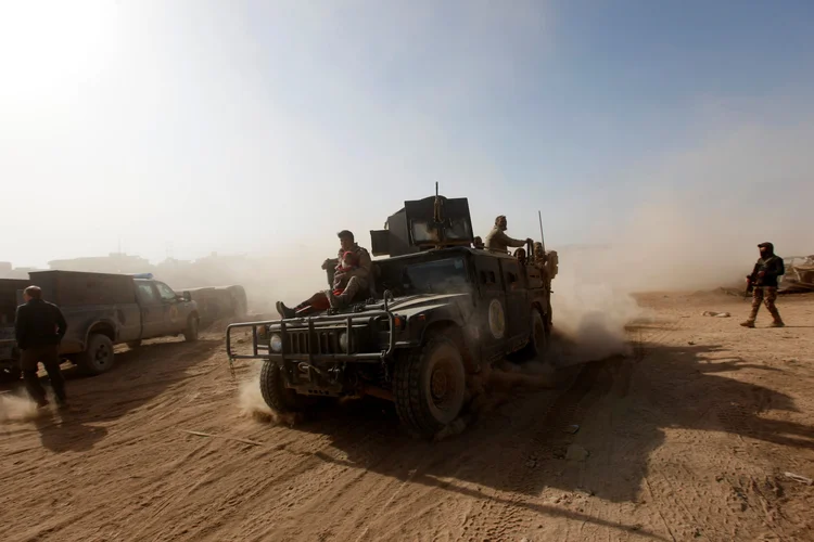 Iraque: cerca de 30 membros dos serviços de segurança morreram nos ataques e emboscadas dos extremistas na região de Rutba nas últimas três semanas (Alaa Al-Marjani/Reuters)