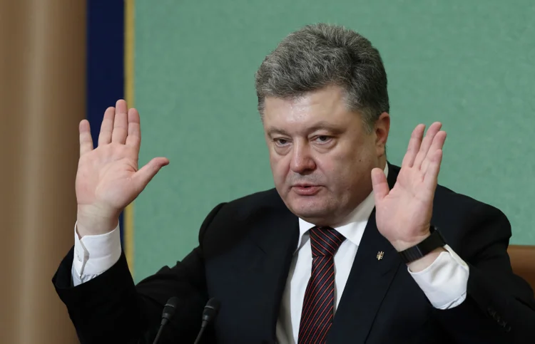 Petro Poroshenko, presidente ucraniano (Tomohiro Ohsumi/Bloomberg)