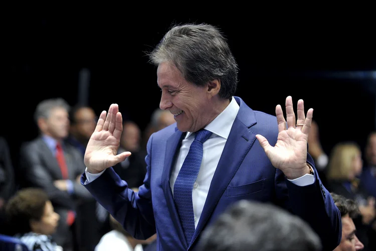 Eunício Oliveira: o projeto que tramita na Casa ainda precisa passar pelo menos pela Comissão de Constituição e Justiça até ser votado (Divulgação/Agência Senado)