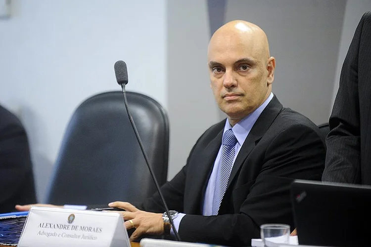 Alexandre de Moraes passa por sabatina na CCJ do Senado (Marcos Oliveira/Agência Senado)