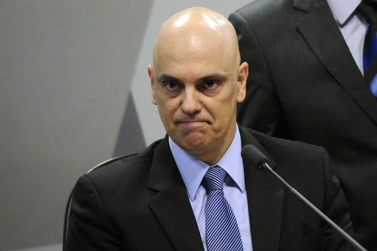 Alexandre de Moraes, em sabatina na CCJ do Senado (Marcos Oliveira)