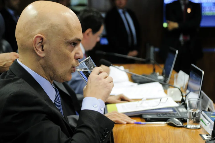 Sabatina de Alexandre de Moraes no Senado (Geraldo Magela/Agência Senado)