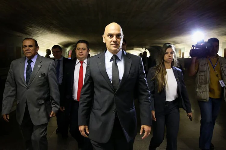 Alexandre de Moraes: o relatório de Braga descreve o currículo de Moraes e cita notas de apoio à indicação do ministro (Agência Brasil)