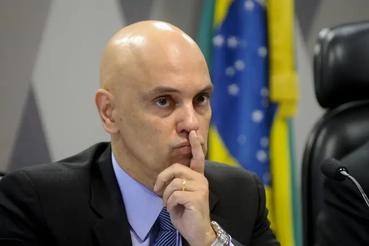 Alexandre de Moraes: o ministro do STF pediu vista hoje (1) do julgamento (Agência Senado/Agência Senado)