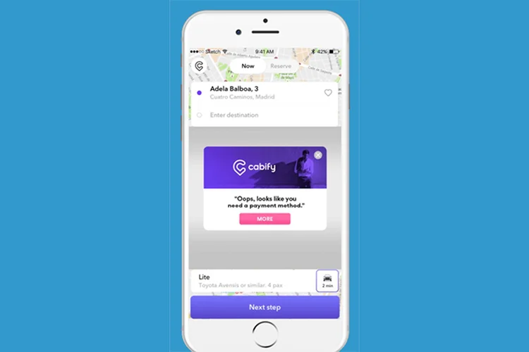 Cabify: app terá botão integrado a autoridades no México (Cabify/Divulgação)