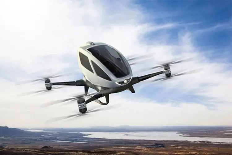 EHang 184: drone pode viajar a 160 kmh