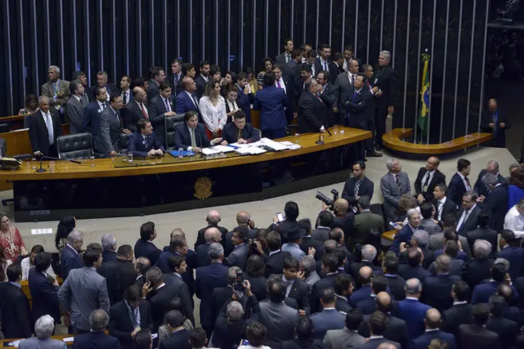Câmara: a eleição está sendo comandada por Rodrigo Maia (DEM-RJ), que foi reeleito em primeiro turno para presidir a Casa no biênio de 2017-2018 (Leonardo Prado/Agência Câmara)