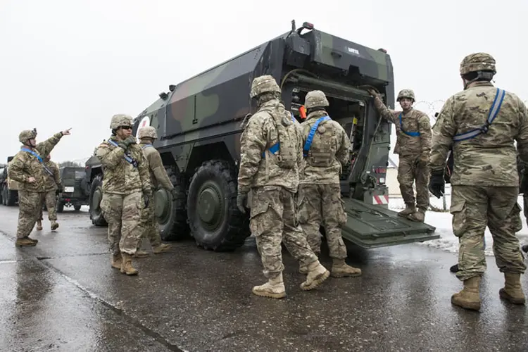 Exército: segundo Trump, a cooperação global está caminhando bem (Getty Images/Getty Images)