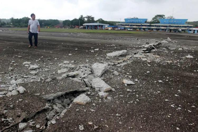 Terremoto nas Filipinas: 1.000 casas em Surigao foram danificadas, disseram autoridades (Roel Catoto/Reuters)