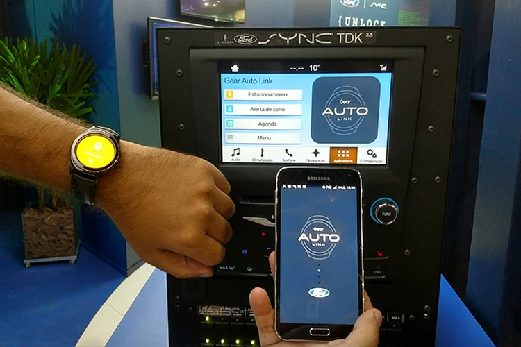 Aplicativo: Gear Auto Link se conecta a sistemas automotivos da Ford (Lucas Agrela/Site Exame)