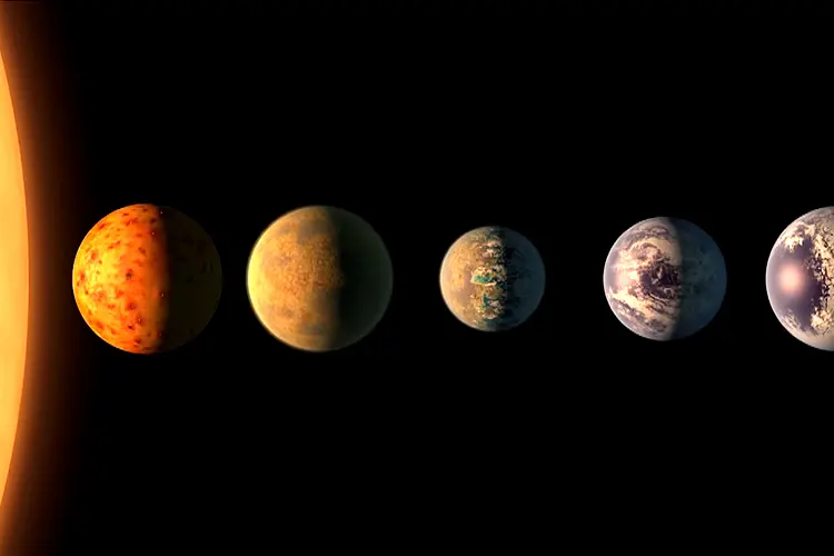 Planetas novos: Nasa anunciou a descoberta de sete exoplanetas (Nasa/Reprodução)
