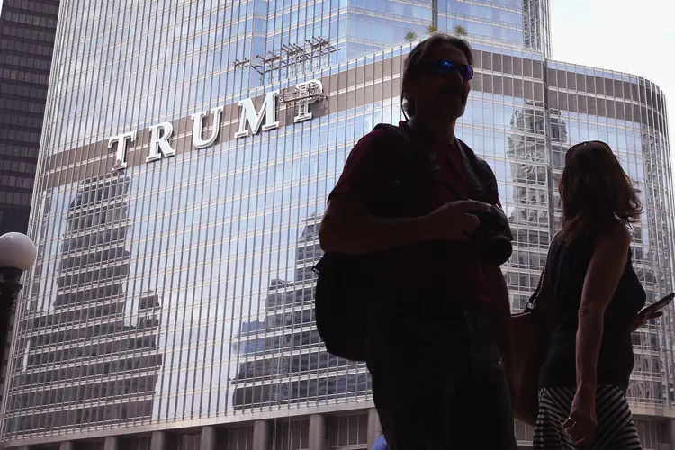Trump Tower: polícia de Nova York não quis dar detalhes de seus preparativos para a visita presidencial e os protestos planejados para a ocasião (Scott Olson/Getty Images)