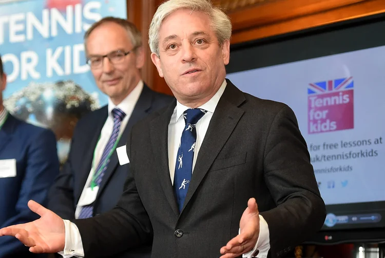 John Bercow: ele justificou sua oposição pelo veto imposto pelo governo de Trump à entrada de imigrantes (Tom Dulat/Getty Images)