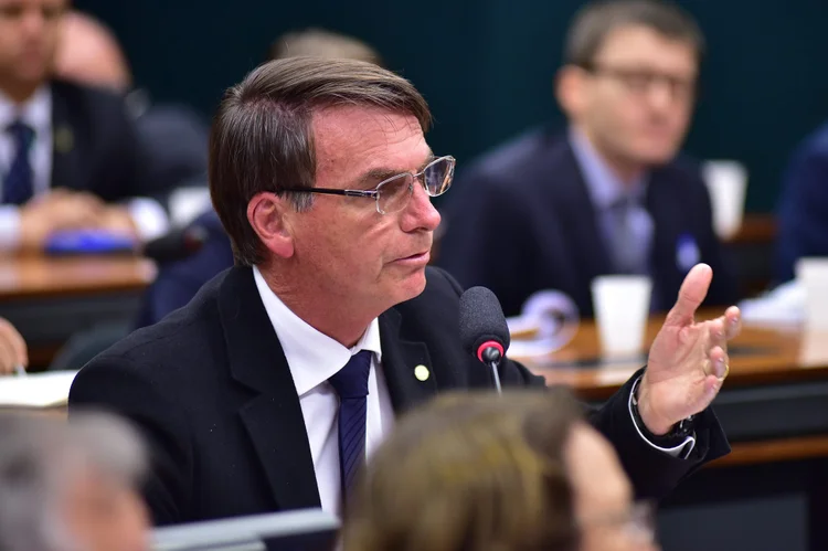 Bolsonaro: página oficial do deputado registrou 93,4 milhões de interações com usuários desde janeiro de 2014 (Zeca Ribeiro/Agência Câmara)