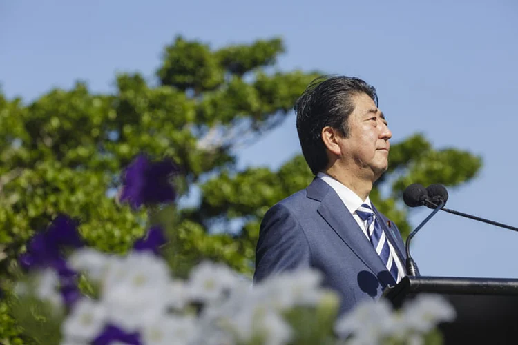 Japão: segundo Abe, é uma honra se encontrar com Trump menos de um mês após sua posse (Getty Images)