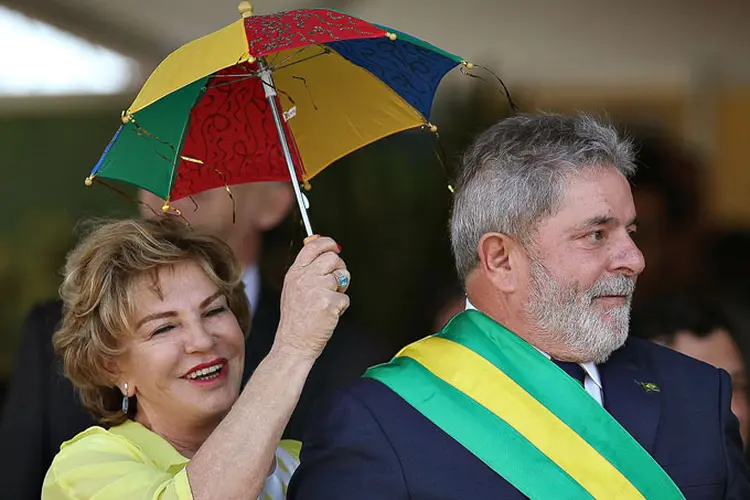 Marisa Letícia e Lula: Nome do viaduto em São Paulo recebeu críticas (Lula/Divulgação)