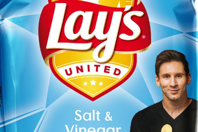 Lay's lança sabor Salt & Vinegar no Brasil em campanha com Messi