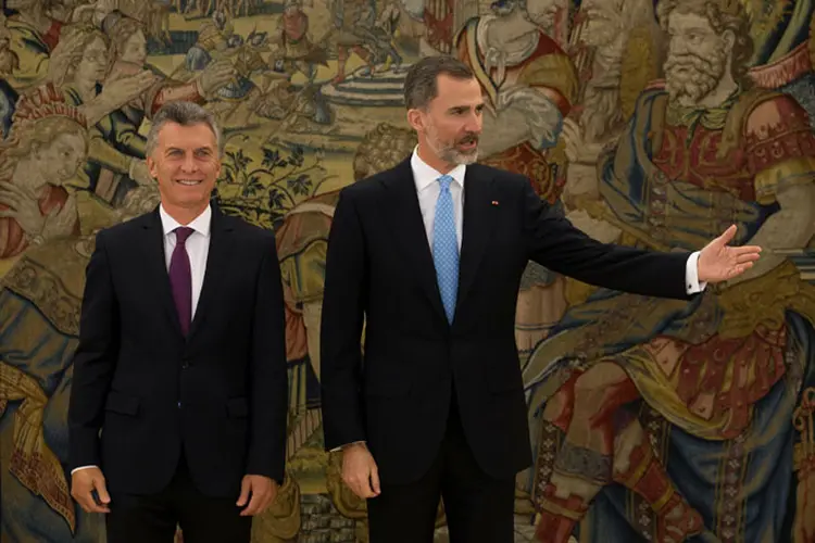 Negociações: em sua visita à Espanha, o presidente argentino apresentou a economia do país "com estabilidade e expectativa de anos de investimentos" (Reuters)