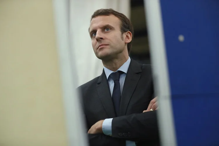 Macron: em relação aos gastos, Macron disse que 15 bilhões de euros serão dirigidos à qualificação dos jovens franceses (foto/Getty Images)