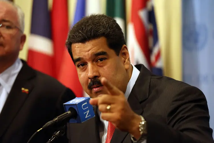 Maduro: o porta-voz espanhol disse que o governo venezuelano deveria abrir diálogo com a oposição, ao invés de insultar (Reprodução/Getty Images)