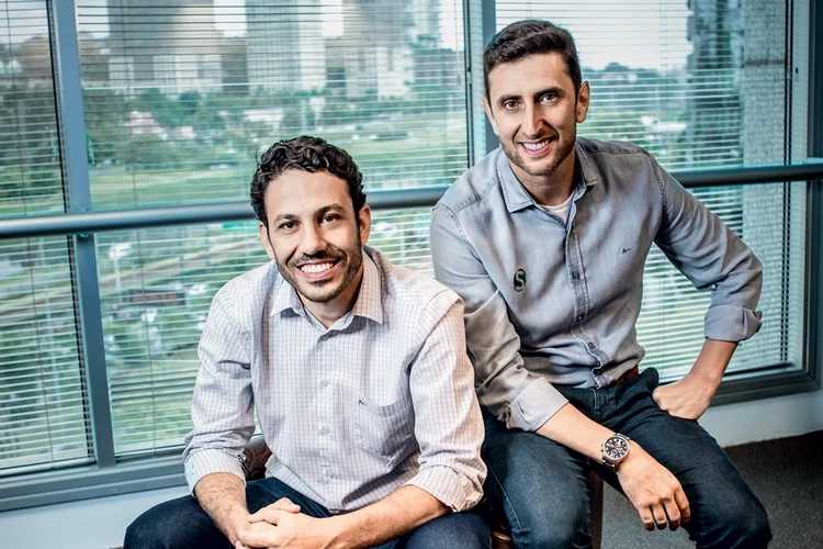 Vinícius Sousa e Michel Medeiros, da Soluti: foco na inovação (Alexandre Battibugli/Divulgação)