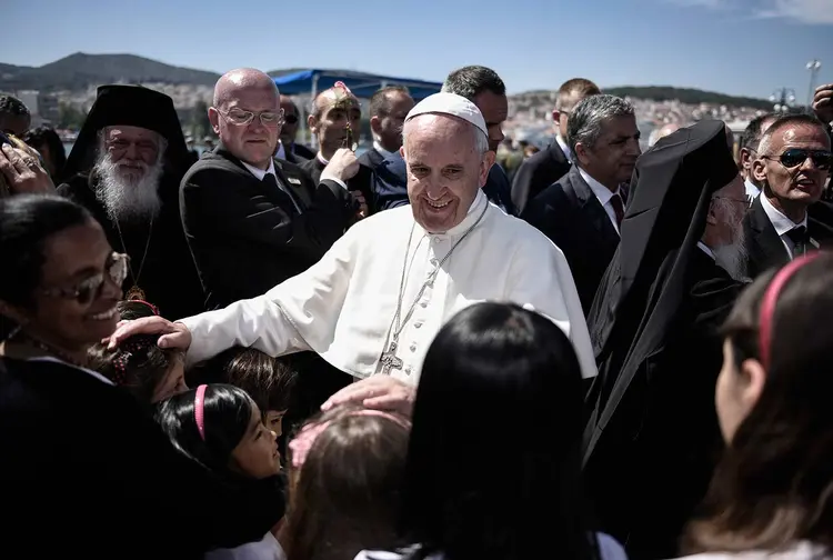 Papa Francisco: Francisco é o primeiro pontífice a intervir no banco do Vaticano, uma instituição com histórico de ligação com a máfia (Andrea Bonetti/Getty Images)